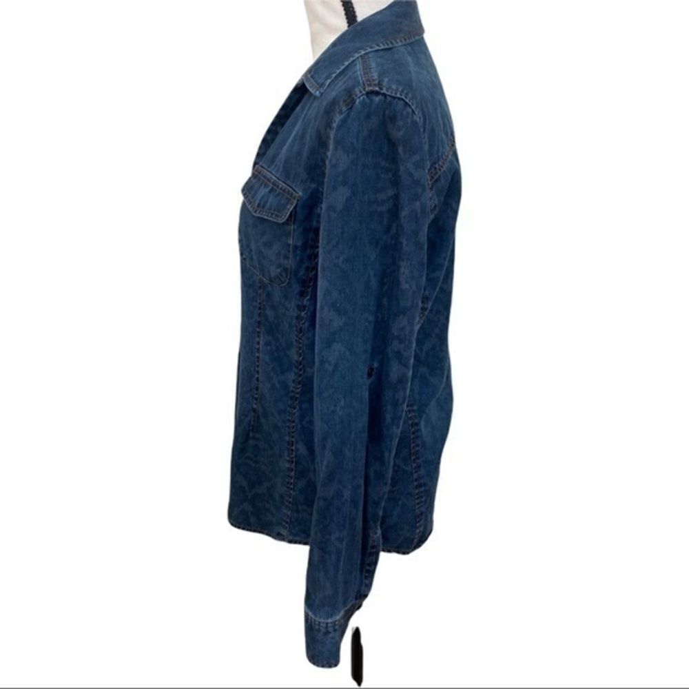 Ecru Tencel Soft Jean Looking Like Button Down Sh… - image 2